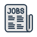craiglist, find job, human resourcies, jobs, resolutions, vacancy svg vector icon