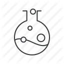 chemical, chemistry, creative, experiment, flask, liquid, science icon