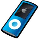 ipod,nano,blue icon