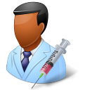 dark, immunologist, male icon