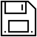 compact, dist, keep, record, save svg vector icon