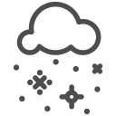 christmas, clouds, cold, flakes, sky, snow, winter svg vector icon