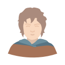 elijah wood, frodo, frodo baggins, lord of the rings svg vector icon