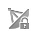 satellite,dish,lock,open icon