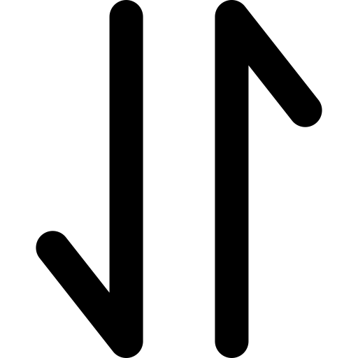 Sorting Operation svg vector icon