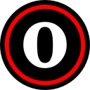 media, online, opera, social svg vector icon