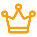 award, chess, crown, king, prize, reward, trophy svg vector icon