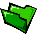 folder,lime icon