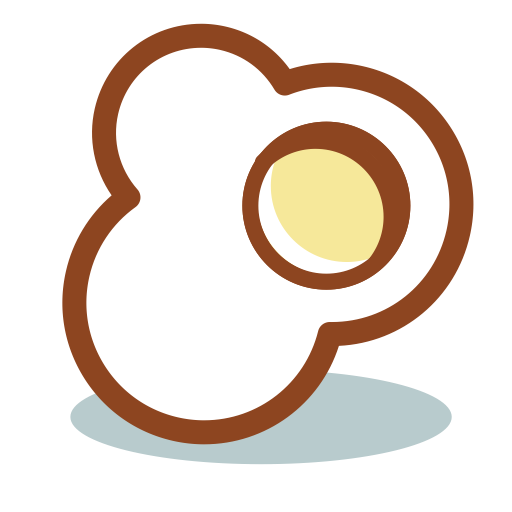Omelette svg vector icon