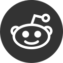 media, online, reddit, social svg vector icon
