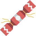 christmas, cracker, xmas svg vector icon