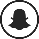 circle, high quality, media, snap, snapchat, social, social media svg vector icon