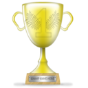 gold, trophy, winner icon