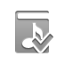music,library,checkmark icon