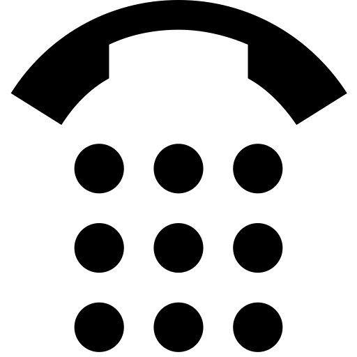 Telephone svg vector icon