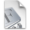 document, font icon
