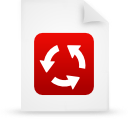 file,document,paper,red icon