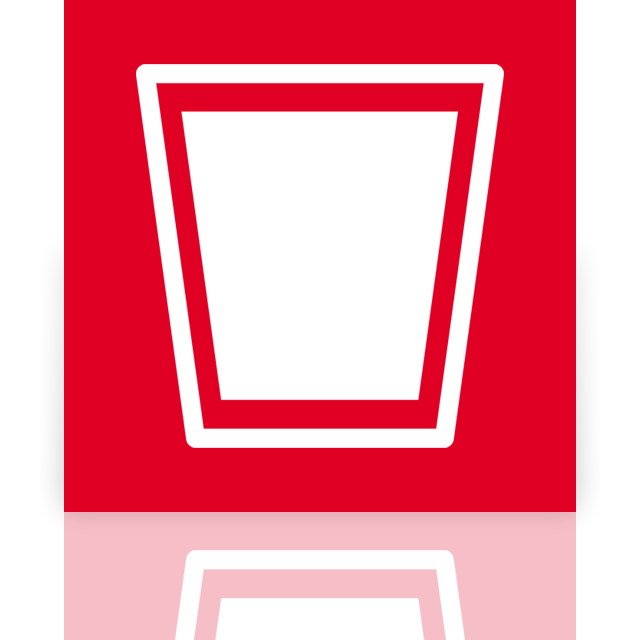 bin, full, mirror, recycle icon