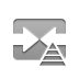 symmetric,network,pyramid icon