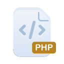 document, extension, file, filetype, format, php, type svg vector icon