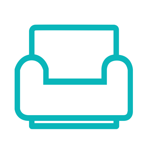 Living Room Furniture svg vector icon