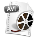 filetype,avi,video icon