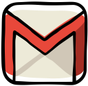 communication, contact, email, gmail, letter, media, message, social svg vector icon