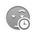 smiley,waiting,clock icon
