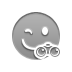smiley,wink,binoculars icon