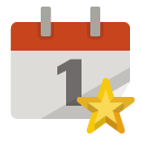 calendar,star icon