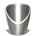 alu,trash,empty,blank,recycle bin icon