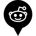 logo, media, reddit, social svg vector icon