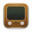 brown, old, retro, television, tv, video, wood, youtube icon
