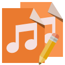 file,type,audio,pencil icon