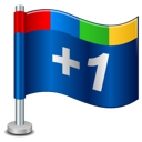+1, flag, google, google+, one, plus icon