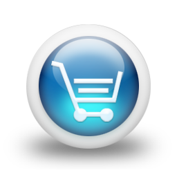 glossy,blue,orb icon