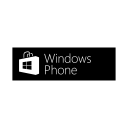 logo, phone, store, windows svg vector icon