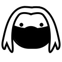 avangers, bucky, hero, marvel svg vector icon
