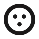 emoji, emot, emot, oh, surprised, thick lines svg vector icon
