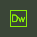 adobe, dreamweaver, fire, works svg vector icon