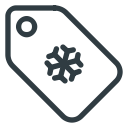 christmas, price, shopping, snowflake, tag, xmas svg vector icon