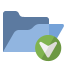 open,folder,down icon