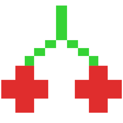Cherry svg vector icon