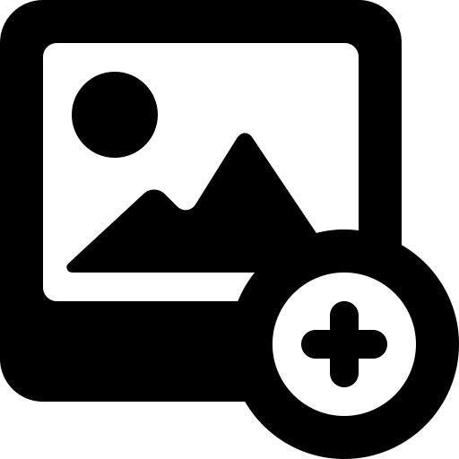 Photo Add svg vector icon