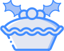 christmas, mince, pie, xmas svg vector icon