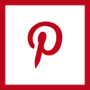 colored, high quality, media, pinterest, social, social media, square svg vector icon