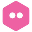 flicker, logo, nekwork, social svg vector icon