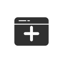 add events, events, facebook, social media svg vector icon