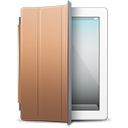 ipad,white,brown,cover icon