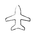 air plane, airplane, flight, fly, transportation, travel, vacation svg vector icon
